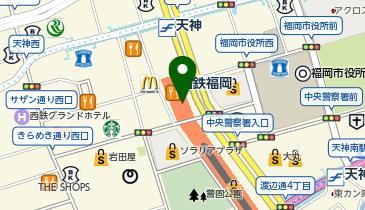 【傘シェアリング】 ソラリアステージ B2階 セブン銀行ATM付近の地図画像