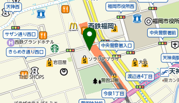 【傘シェアリング】 ソラリアプラザ ライオン広場入口の地図画像