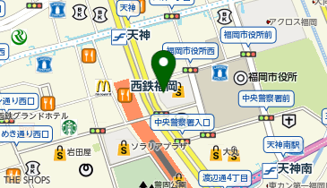 【傘シェアリング】 イムズ 正面入口の地図画像