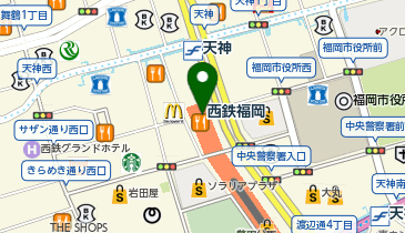 【傘シェアリング】 ソラリアステージ 2階の地図画像