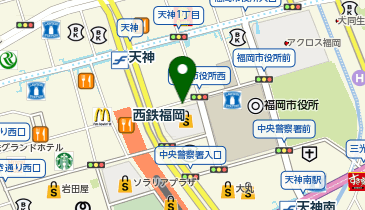 【傘シェアリング】 イムズ ビブレ側入口の地図画像