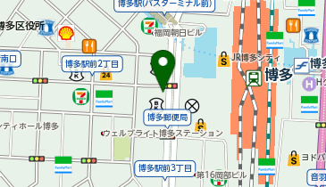【傘シェアリング】 西日本シティ銀行 本店営業部(ATMコーナー)の地図画像