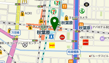 【傘シェアリング】 つくばエクスプレス 秋葉原駅  A1出口の地図画像
