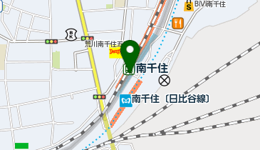 【傘シェアリング】 つくばエクスプレス 南千住駅 東出口の地図画像