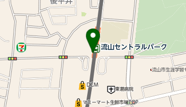 【傘シェアリング】 つくばエクスプレス 流山セントラルパーク駅 東出口の地図画像