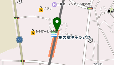 【傘シェアリング】 つくばエクスプレス 柏の葉キャンパス駅 東出口の地図画像