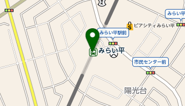 【傘シェアリング】 つくばエクスプレス みらい平駅 (改札内)の地図画像