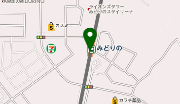 【傘シェアリング】 つくばエクスプレス みどりの駅 (改札内)の地図画像