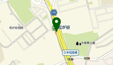 【傘シェアリング】 多摩都市モノレール 松が谷駅の地図画像