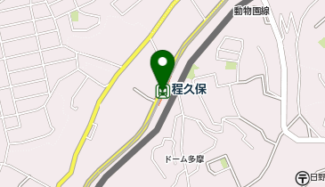 【傘シェアリング】 多摩都市モノレール 程久保駅の地図画像