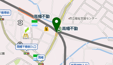 【傘シェアリング】 多摩都市モノレール 高幡不動駅 券売機付近の地図画像