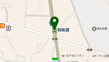 【傘シェアリング】 多摩都市モノレール 桜街道駅 券売機付近の地図画像
