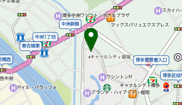 【傘シェアリング】 キャナルシティ博多 B1階ノースビル 出入口の地図画像