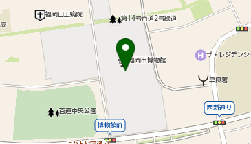 【傘シェアリング】 福岡市博物館の地図画像