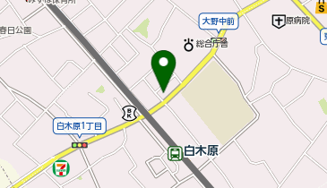 【傘シェアリング】 白木原薬局の地図画像