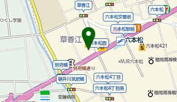 【傘シェアリング】 パソコン教室 キュリオ六本松の地図画像