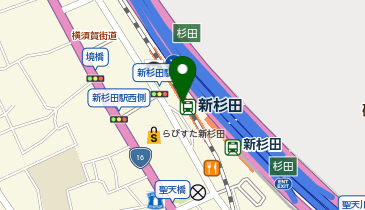 【傘シェアリング】 根岸線 新杉田駅 (改札内)の地図画像