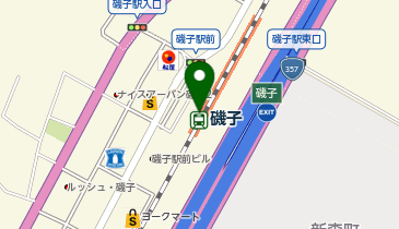 【傘シェアリング】 根岸線 磯子駅 西口 (左)の地図画像