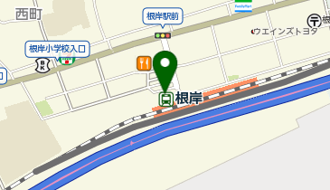 【傘シェアリング】 根岸線 根岸駅 (改札内)の地図画像