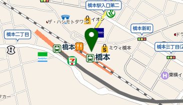 【傘シェアリング】 横浜線 橋本駅 北口の地図画像