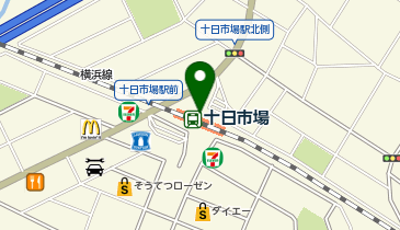 【傘シェアリング】 横浜線 十日市場駅の地図画像