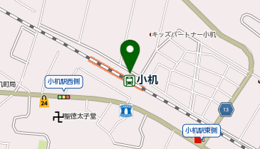 【傘シェアリング】 横浜線 小机駅の地図画像