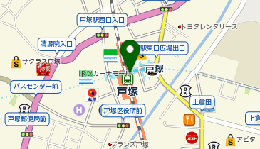 【傘シェアリング】 東海道線 戸塚駅 B1階 (改札内)の地図画像