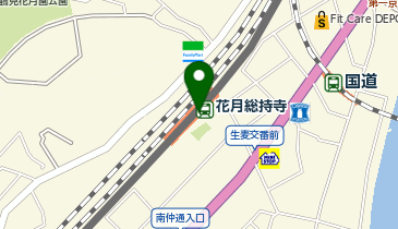 【傘シェアリング】 京急本線 花月総持寺駅 (改札内)の地図画像