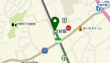 【傘シェアリング】 京急本線 杉田駅の地図画像