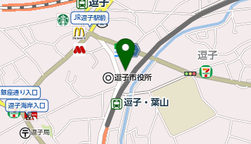 【傘シェアリング】 京急逗子線 逗子・葉山駅 北口の地図画像