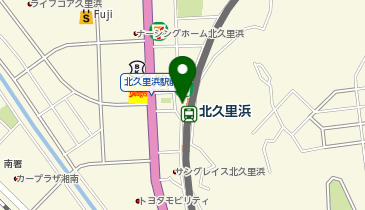 【傘シェアリング】 京急久里浜線 北久里浜駅の地図画像