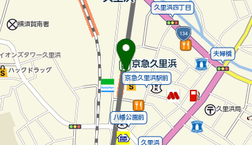 【傘シェアリング】 京急久里浜線 京急久里浜駅 西口の地図画像