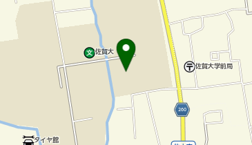 【傘シェアリング】 佐賀大学本庄キャンパス 大学会館食堂の地図画像