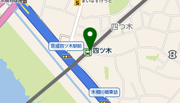 【傘シェアリング】 京成押上線 四ツ木駅の地図画像