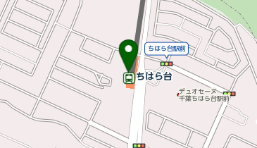 【傘シェアリング】 京成千原線 ちはら台駅の地図画像
