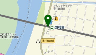 【傘シェアリング】 京成本線 国府台駅の地図画像