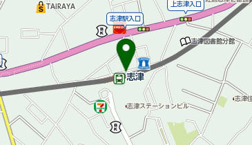 【傘シェアリング】 京成本線 志津駅 北口方面の地図画像