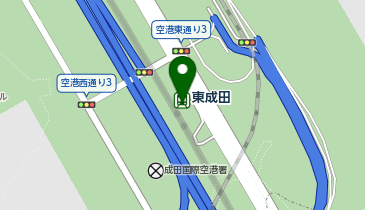 【傘シェアリング】 京成本線 東成田駅の地図画像