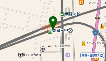 【傘シェアリング】 京成松戸線 新鎌ヶ谷駅の地図画像