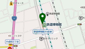 【傘シェアリング】 伊奈線 (ニューシャトル) 鉄道博物館駅 (改札内)の地図画像