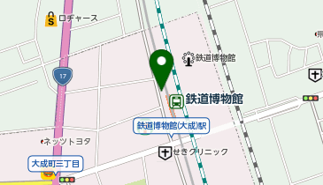 【傘シェアリング】 伊奈線 (ニューシャトル) 鉄道博物館駅の地図画像