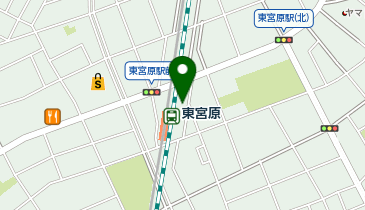 【傘シェアリング】 伊奈線 (ニューシャトル) 東宮原駅の地図画像