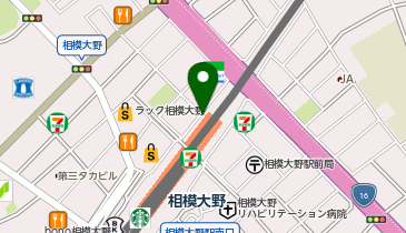 【傘シェアリング】 小田急小田原線 相模大野駅 東口(北出口)の地図画像