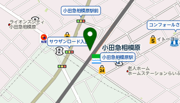 【傘シェアリング】 小田急小田原線 小田急相模原駅 上りエレベーター方面 (改札内)の地図画像