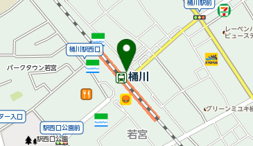 【傘シェアリング】 高崎線 桶川駅 (改札内)の地図画像