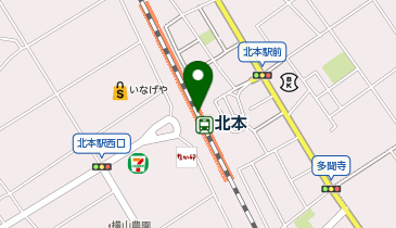 【傘シェアリング】 高崎線 北本駅 (改札内)の地図画像