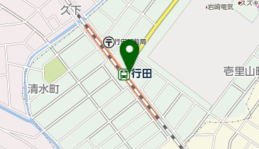 【傘シェアリング】 高崎線 行田駅 改札付近の地図画像