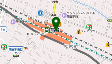【傘シェアリング】 高崎線 熊谷駅 (改札内)の地図画像