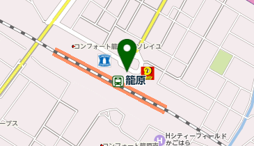 【傘シェアリング】 高崎線 籠原駅 北口の地図画像