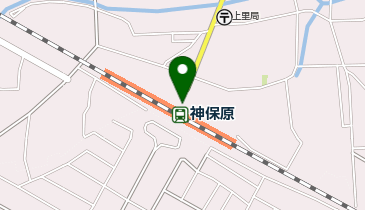 【傘シェアリング】 高崎線 神保原駅 北口の地図画像